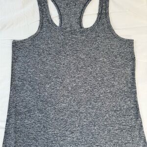 Oiselle light lux long tank gray 14
